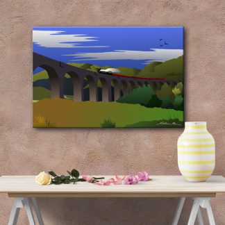 Glenfinnan viaduct canvas art print
