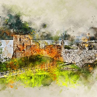 Castle Urquhart, Loch Ness canvas print