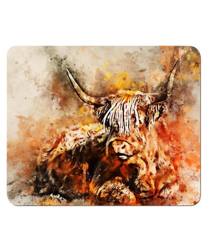 Highland Cow - 4 Pack Hardboard Placemat