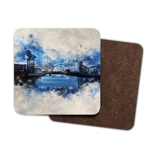 River Clyde, Glasgow 4 Pack Hardboard Coaster