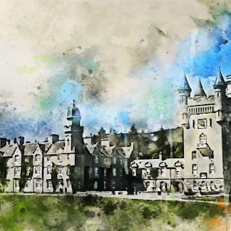 Balmoral Castle canvas print