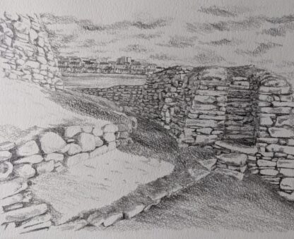 Clickimin Broch walls