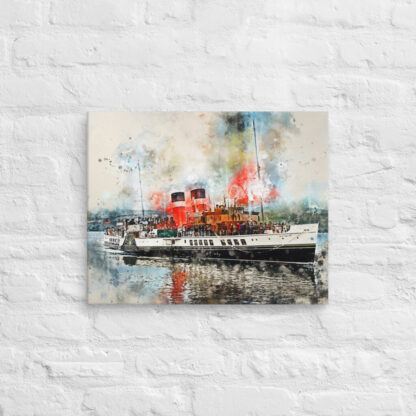 Waverley paddle steamer canvas print - Image 5
