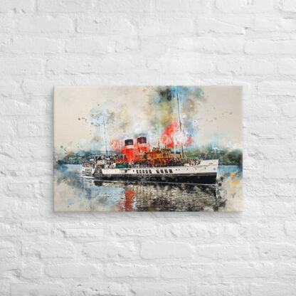 Waverley paddle steamer canvas print