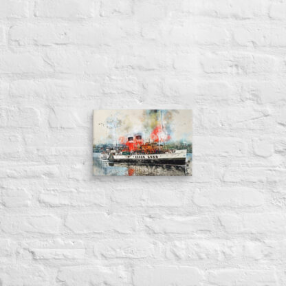 Waverley paddle steamer canvas print - Image 3